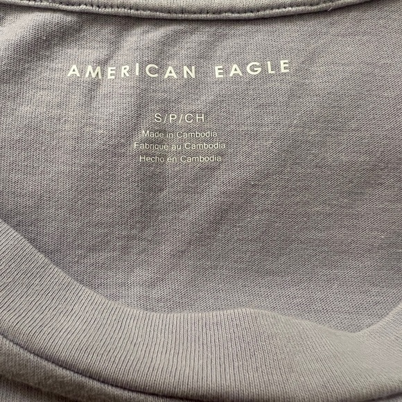 American Eagle Crop Pocket Tee | Small - Picture 2 of 2